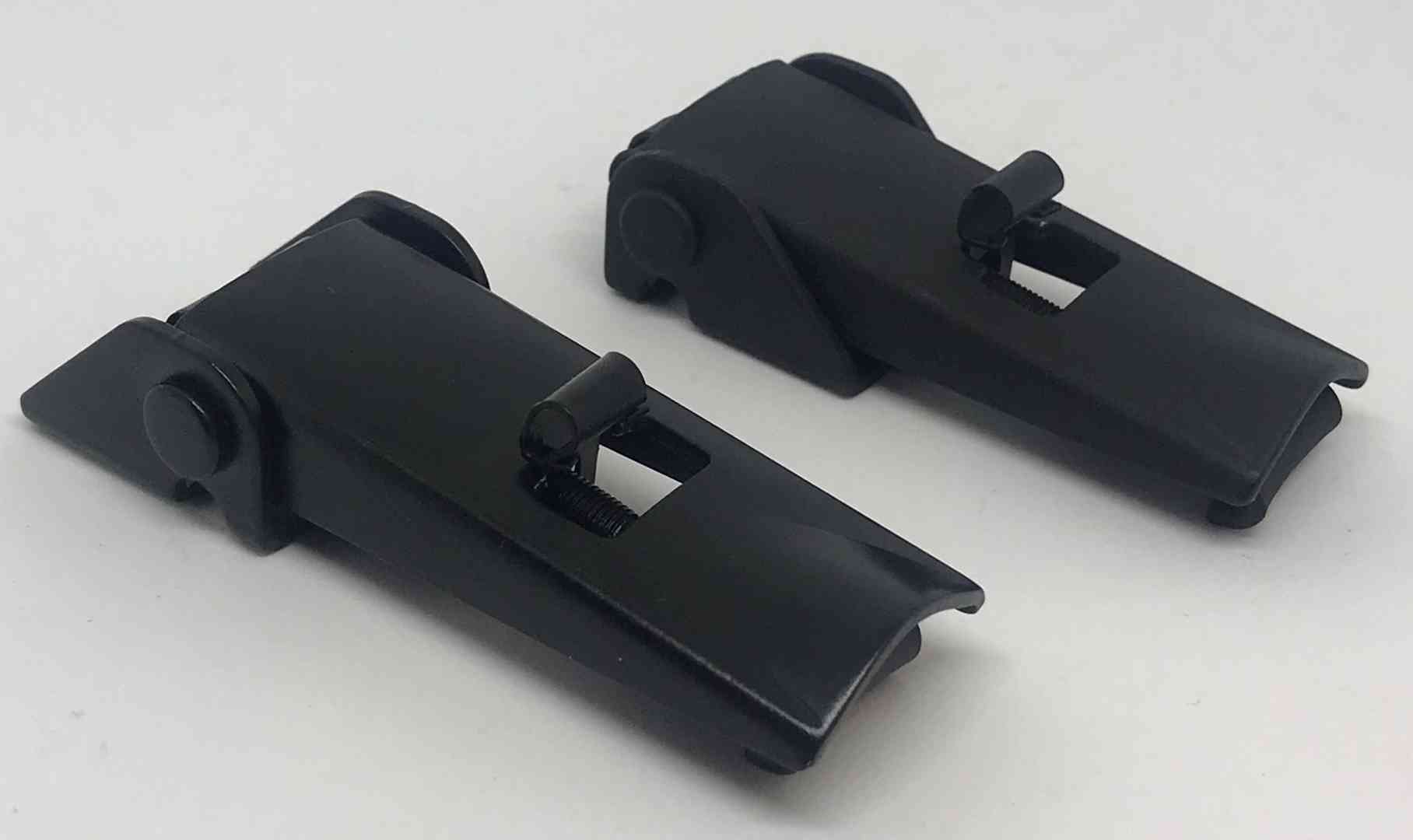Matte and glossy black LatchLock latches Matte and glossy black plated LatchLock latches with cathodic dip coating